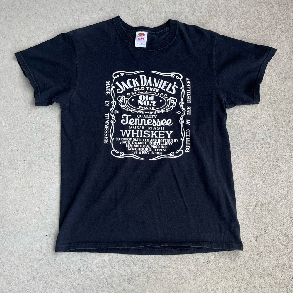 Fruit of the Loom Black Graphic Tee